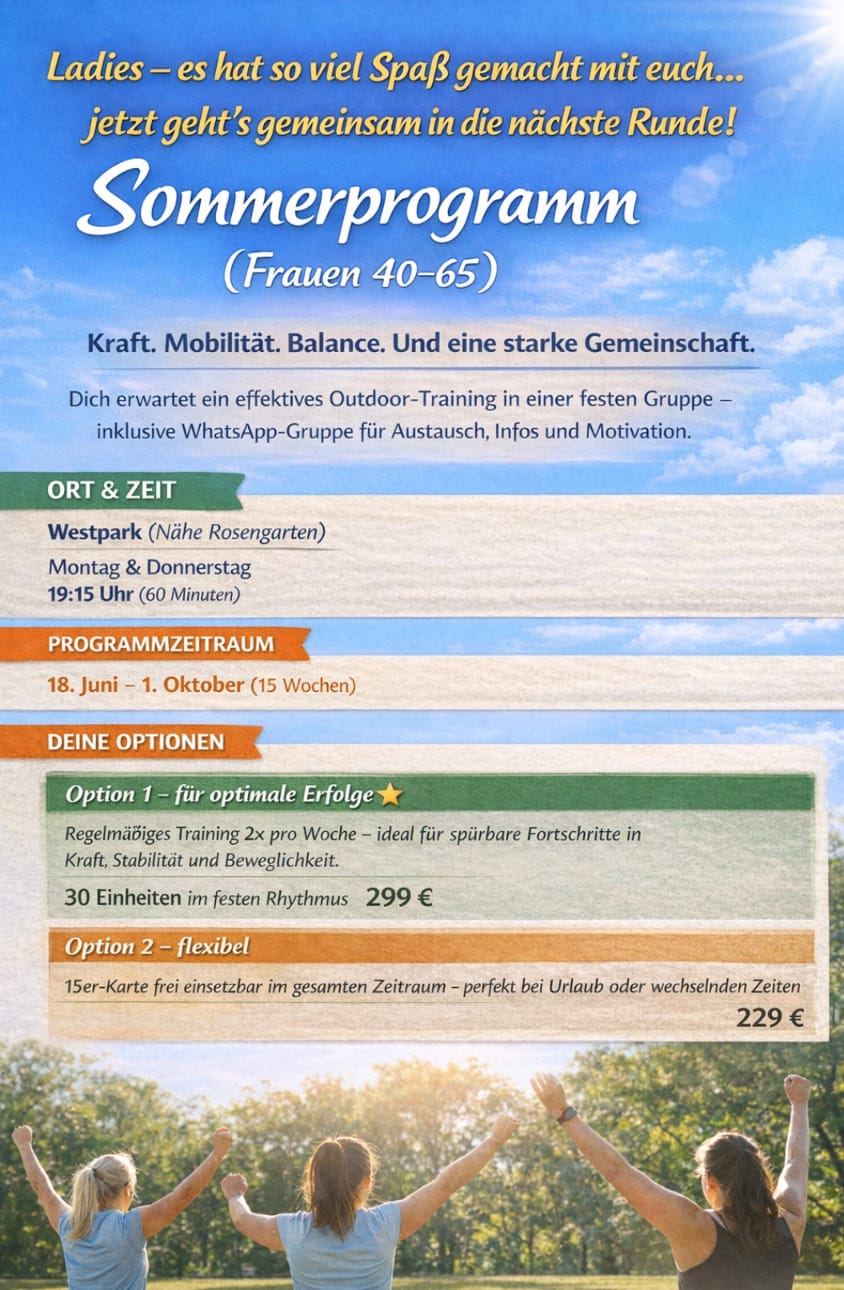 Sommerkurs Programm